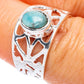 Larimar Dainty Ring Size 7 (925 Sterling Silver) R3422