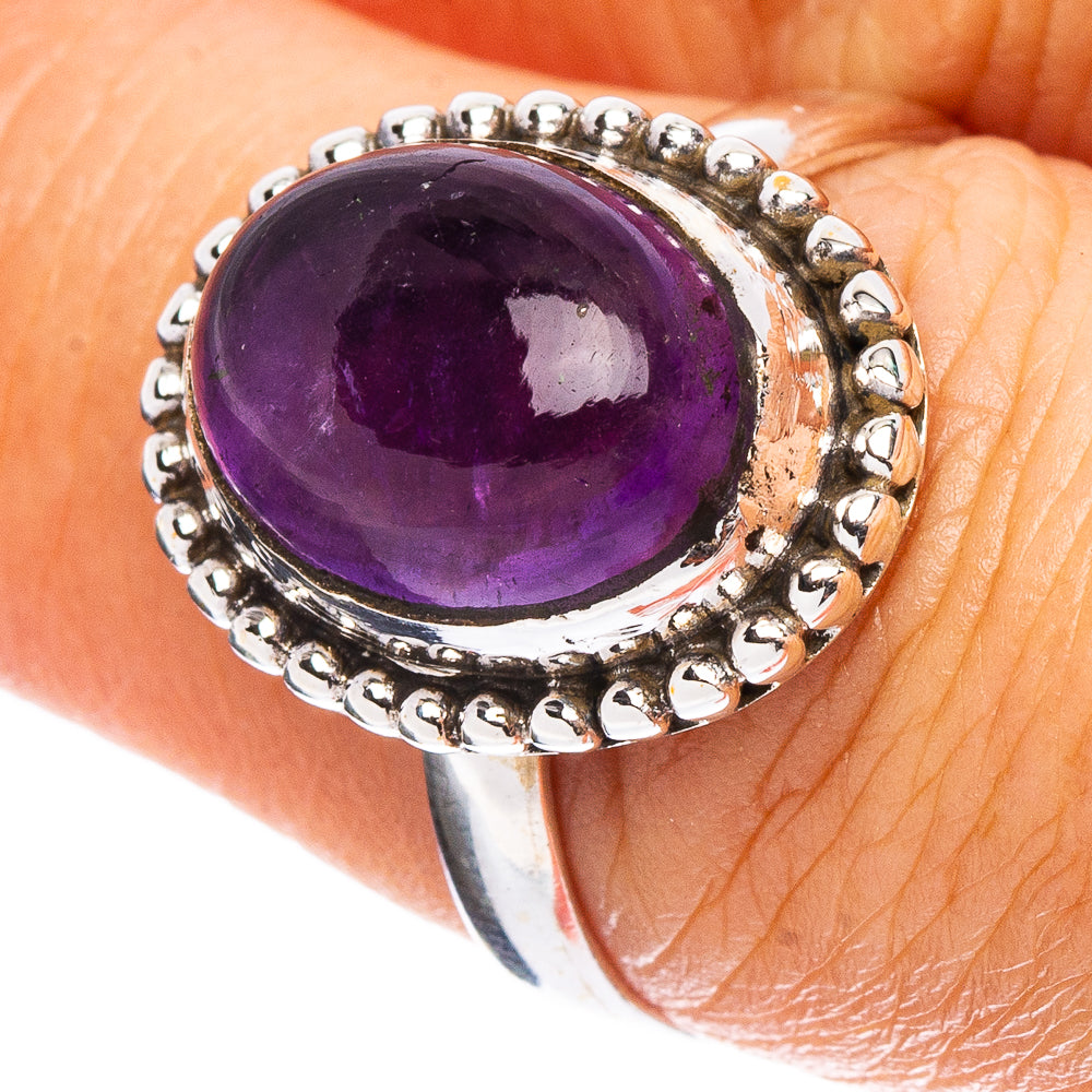 Amethyst Ring Size 7.5 (925 Sterling Silver) R7984