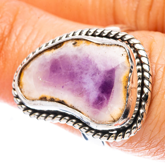 Rare Mexican Purple Opal Ring Size 7 (925 Sterling Silver) R4092