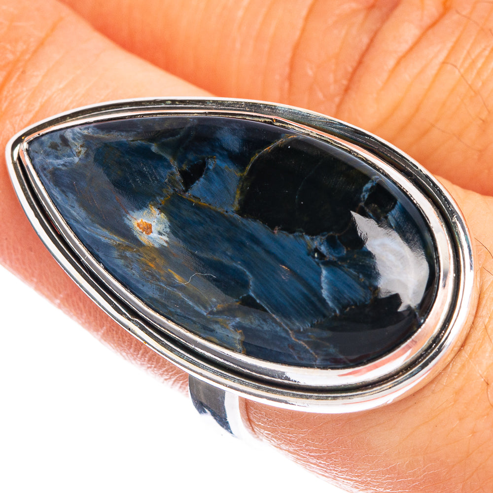 Large Pietersite Ring Size 7.25 (925 Sterling Silver) R144347