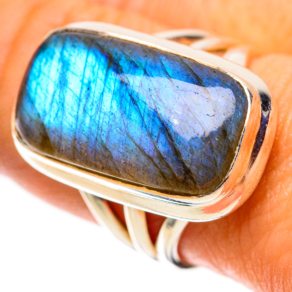 Labradorite Ring Size 8.5 (925 Sterling Silver) RING138557