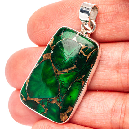 Premium Irish Dahlia Turquoise Pendant 1 5/8" (.925 Sterling Silver)