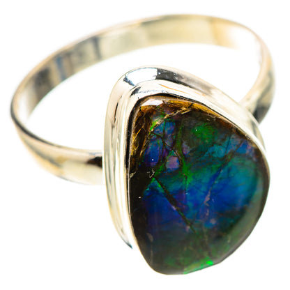 Canadian Ammolite Ring Size 10.75 (925 Sterling Silver) RING139815