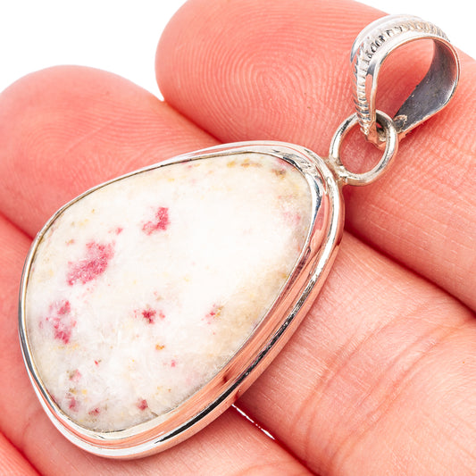 Cinnabar Pendant 1 5/8" (925 Sterling Silver) P44467