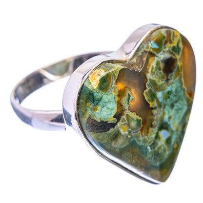 Large Rainforest Opal Ring Size 10 (925 Sterling Silver) R141385