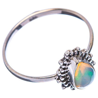 Ethiopian Opal Ring Size 7.25 (.925 Sterling Silver)