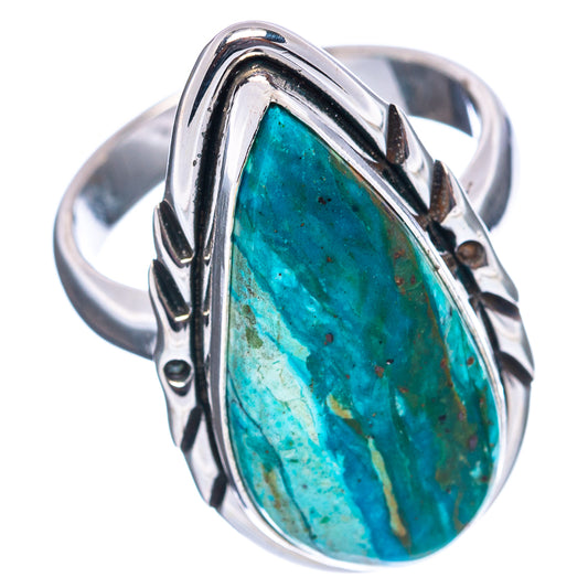 Turquoise oval opal cabochon ring with raised silver bezel and side details