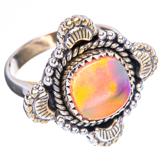 Aura Opal Ring Size 7.75 (925 Sterling Silver) R4583