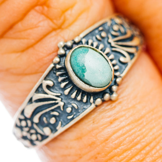 Mojave Turquoise Ring Size 9 (.925 Sterling Silver)