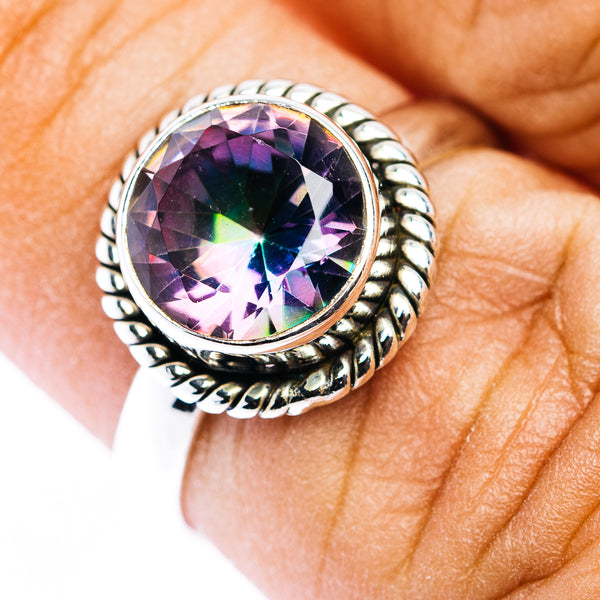 Mystic Topaz Ring Size 7 (.925 Sterling Silver)