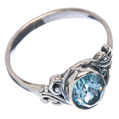 Blue Topaz Dainty Ring Size 7 (925 Sterling Silver) R145865