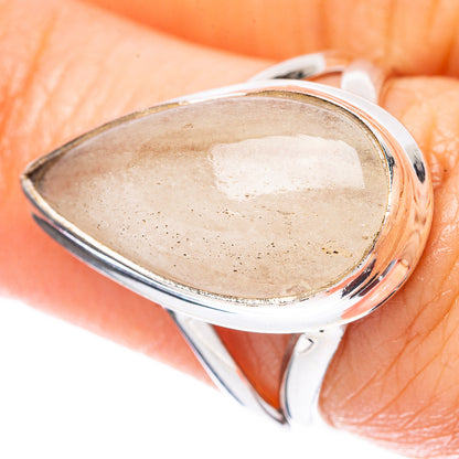 Rare Libyan Desert Glass Ring Size 7 (925 Sterling Silver) R3973