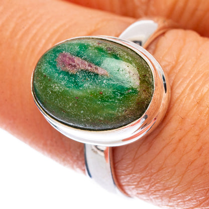 Ruby Fuchsite Ring Size 8 (925 Sterling Silver) R146742