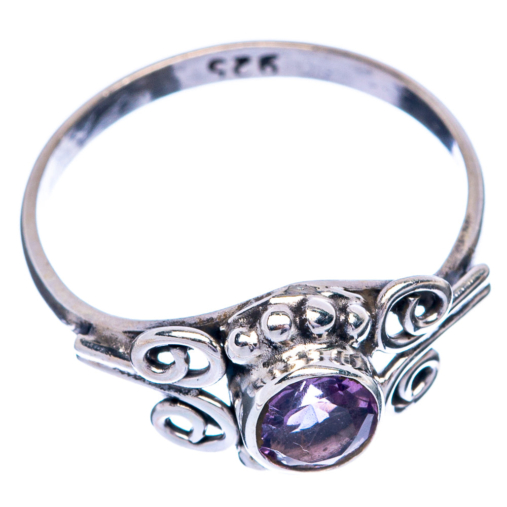 Faceted Amethyst Dainty Ring Size 5.75 (925 Sterling Silver) R145514