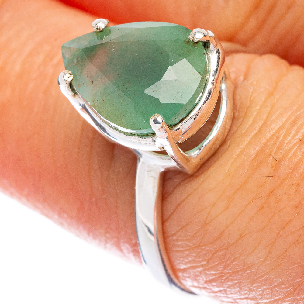 Rare Gem Silica Ring Size 7.5 (925 Sterling Silver) R146666