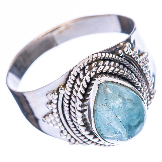 Aquamarine Ring Size 7.5 (925 Sterling Silver) R4004