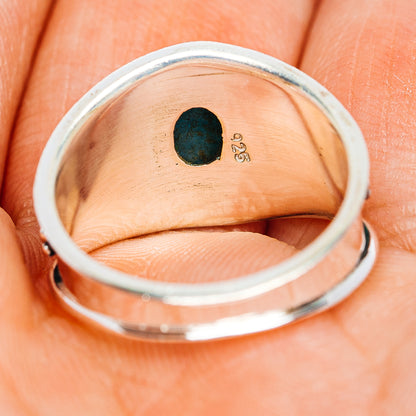 Larimar Cocktail Ring Size 6 (.925 Sterling Silver)