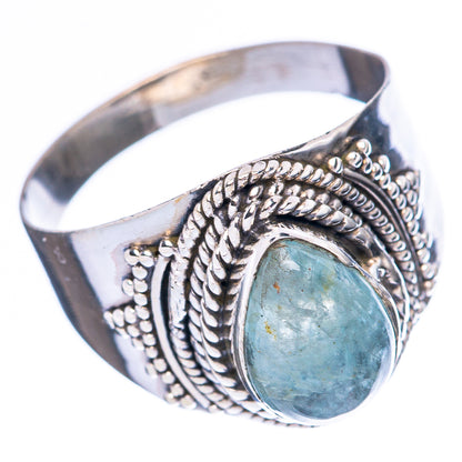 Aquamarine Ring Size 7.5 (925 Sterling Silver) R4005