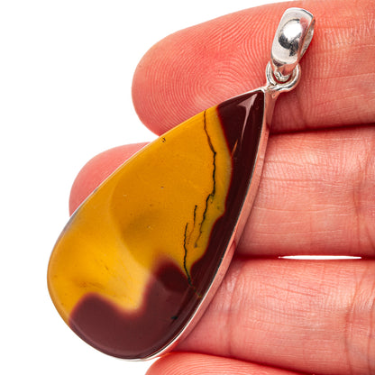 Premium Mookaite Pendant 2 1/8" (.925 Sterling Silver)