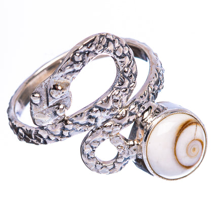 Value Shiva Eye Snake Ring Size 6 (925 Sterling Silver) R3186