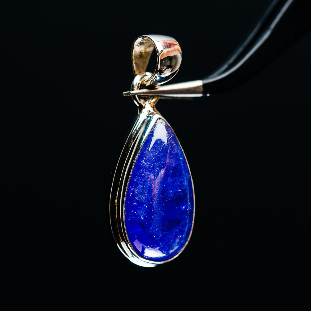 Premium Large Tanzanite Pendant 1 1/4" (.925 Sterling Silver)