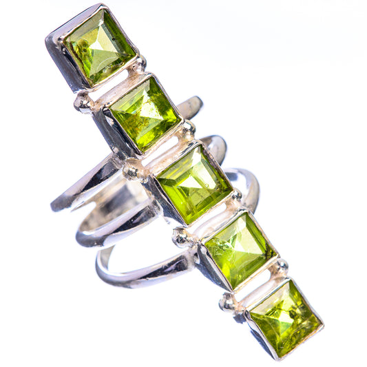 Large Peridot Ring Size 5.75 (925 Sterling Silver) R143209