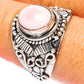 Rare Queen Conch ShellRing Size 8.5 (925 Sterling Silver) R4614