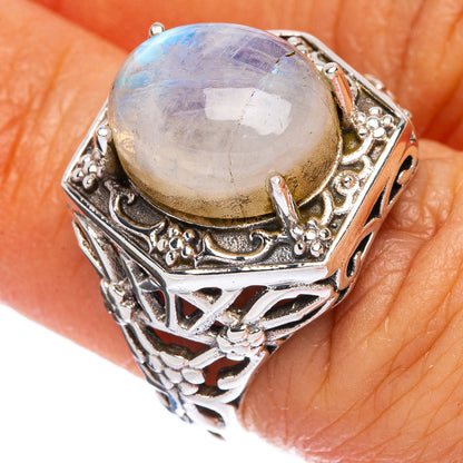 Rainbow Moonstone Ring Size 6 (925 Sterling Silver) R146361