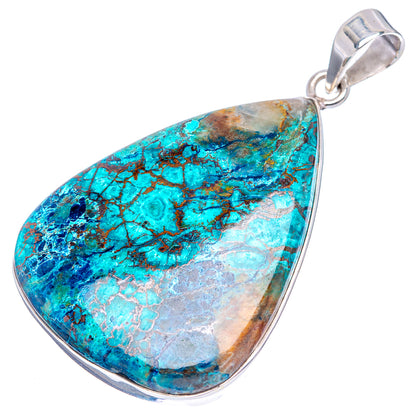 Premium Shattuckite Pendant 2" (.925 Sterling Silver)