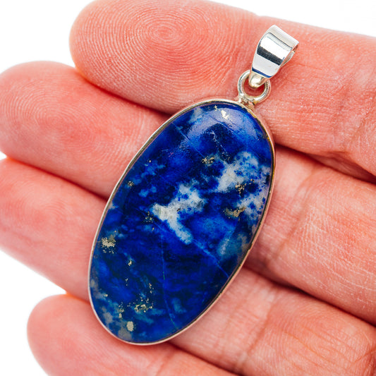 Premium Afghanite Pendant 1 7/8" (.925 Sterling Silver)