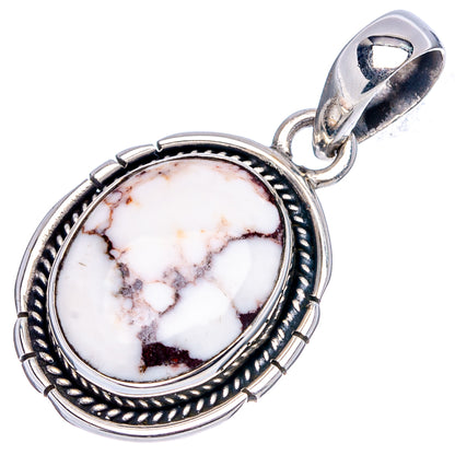Wild Horse Jasper Pendant 1 1/4" (.925 Sterling Silver)