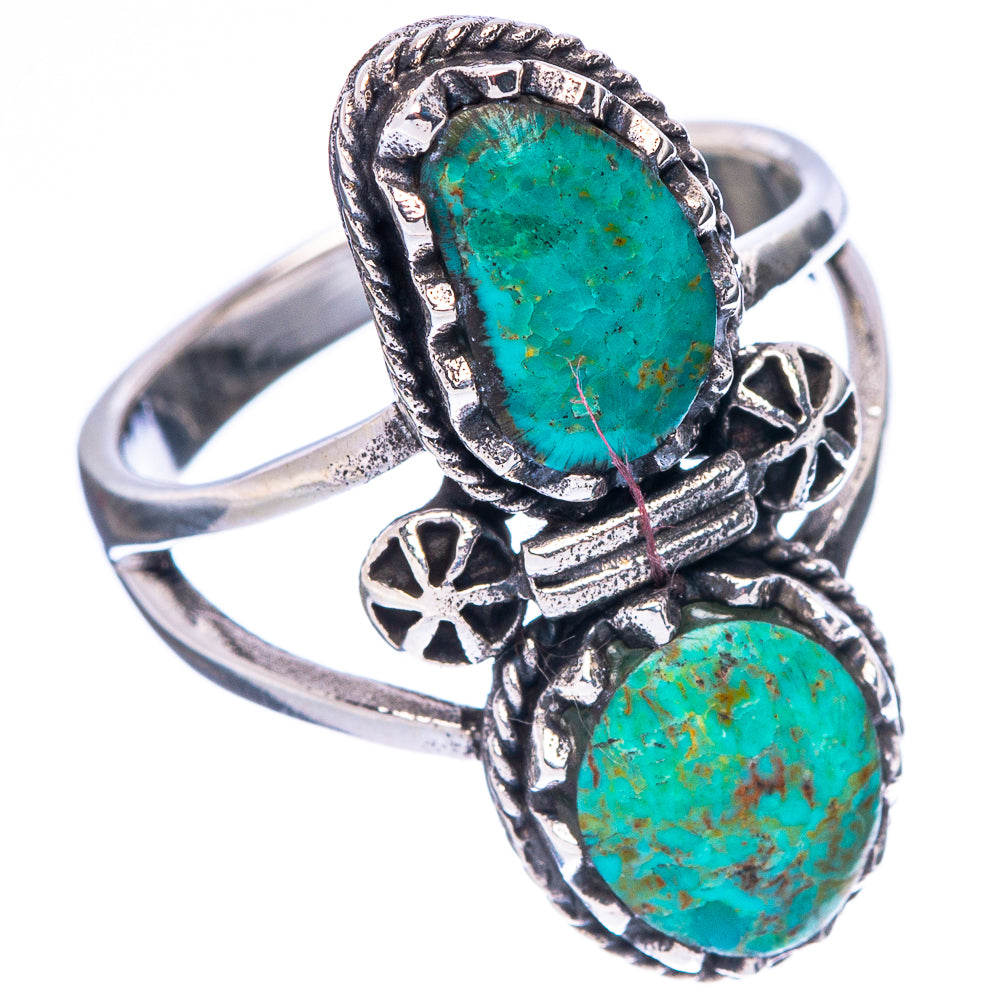 Rare Arizona Turquoise Ring Size 7.75 (925 Sterling Silver) R2249