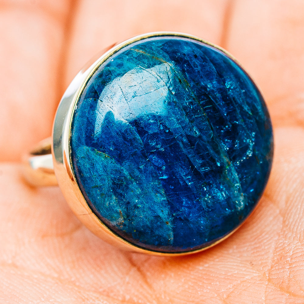 Apatite Ring Size 7 (German Silver)