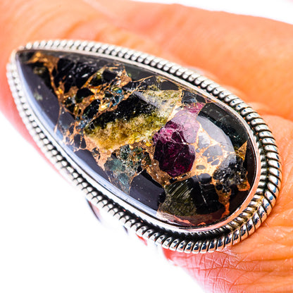 Large Mohave Black Onyx Ring Size 9 (925 Sterling Silver) RING140259