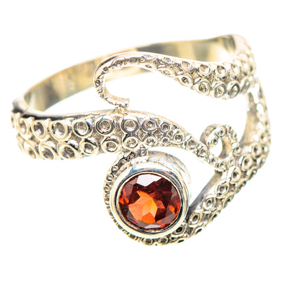 Garnet 925 Sterling Silver Ring Size 8.25 (925 Sterling Silver) RING139566