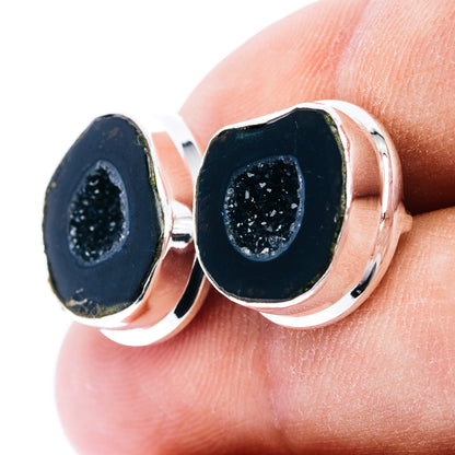 Tabasco Geode Earrings 7/8" (.925 Sterling Silver)