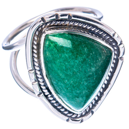 Premium Green Fuchsite Ring Size 7.5 (925 Sterling Silver) R2599