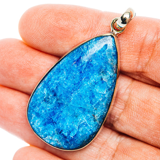 Apatite Pendant 2 1/8" (German Silver)