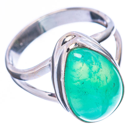 Chrysoprase 925 Sterling Silver Ring Size 5 (925 Sterling Silver) R3900