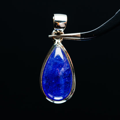 Premium Large Tanzanite Pendant 1 1/4" (.925 Sterling Silver)