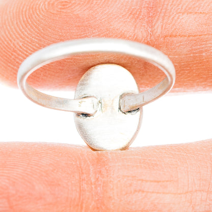Sterling silver ring band with open back and setting underside detail