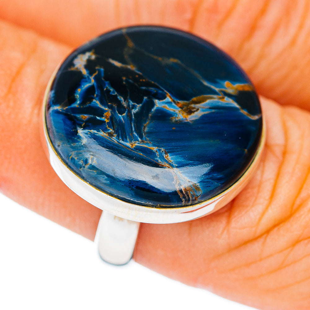 Premium Pietersite Ring Size 7 Adjustable (.925 Sterling Silver)