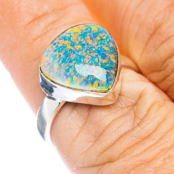 Sterling Opal Ring Size 6.75 (.925 Sterling Silver)
