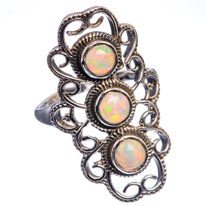 Natural Ethiopian Opal Ring Size 8 (925 Sterling Silver) R142430