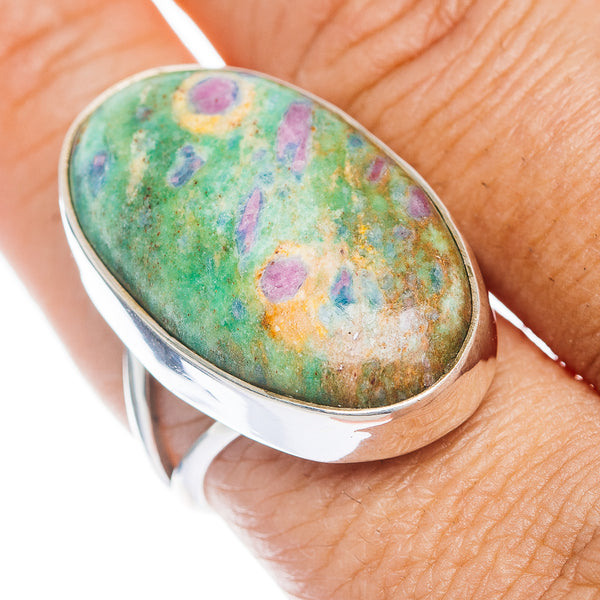 Premium Ruby Fuchsite Ring Size 9.75 (.925 Sterling Silver)