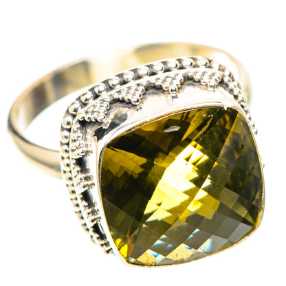 Faceted Citrine Ring Size 10.75 (925 Sterling Silver) RING138372