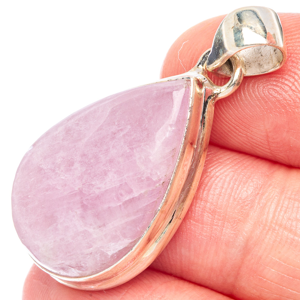 Rare Kunzite Pendant 1 3/8" (925 Sterling Silver) P44535