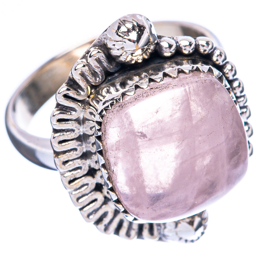 Rose Quartz Ring Size 7.5 (925 Sterling Silver) R3954