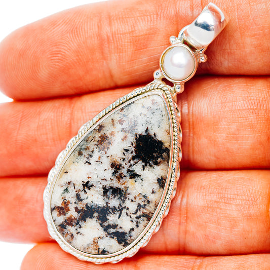 Astrophyllite Pendant 2 1/8" (.925 Sterling Silver)