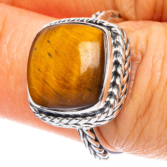 Tiger Eye 925 Sterling Silver Ring Size 6.75 (.925 Sterling Silver)